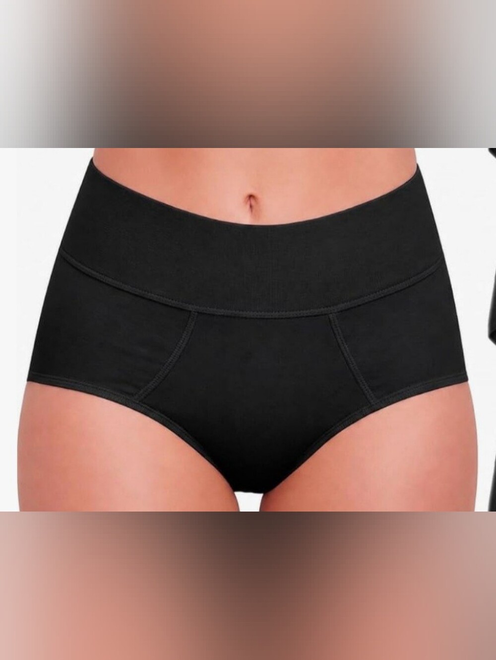 NWOT Bambody 2 Pack Absorbent Leakproof Period Brief Panties Black Size 7